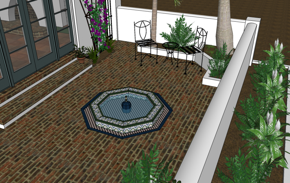SketchUp BS Spanish fountain.png