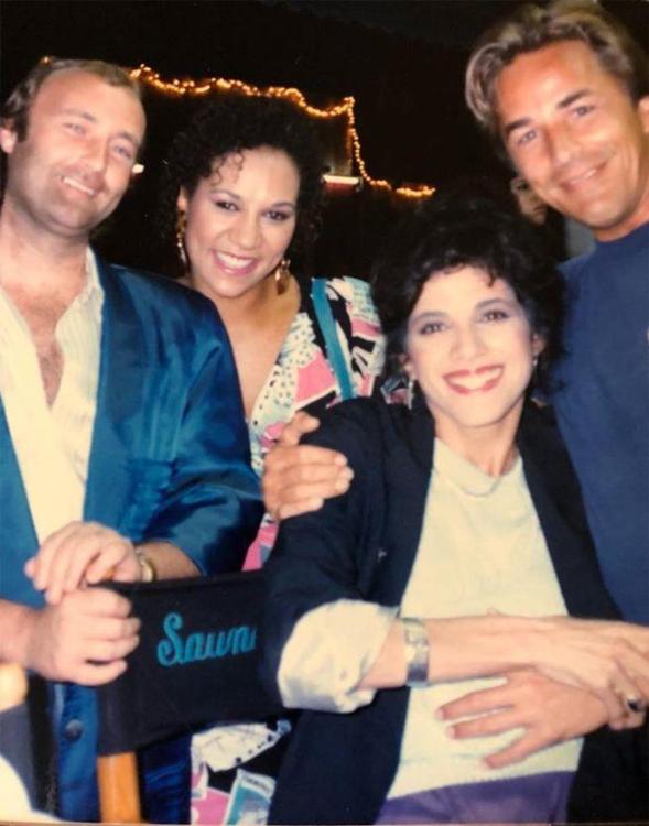 Great candid pic of the Miami Vice cast with Phil Collins!.jpeg